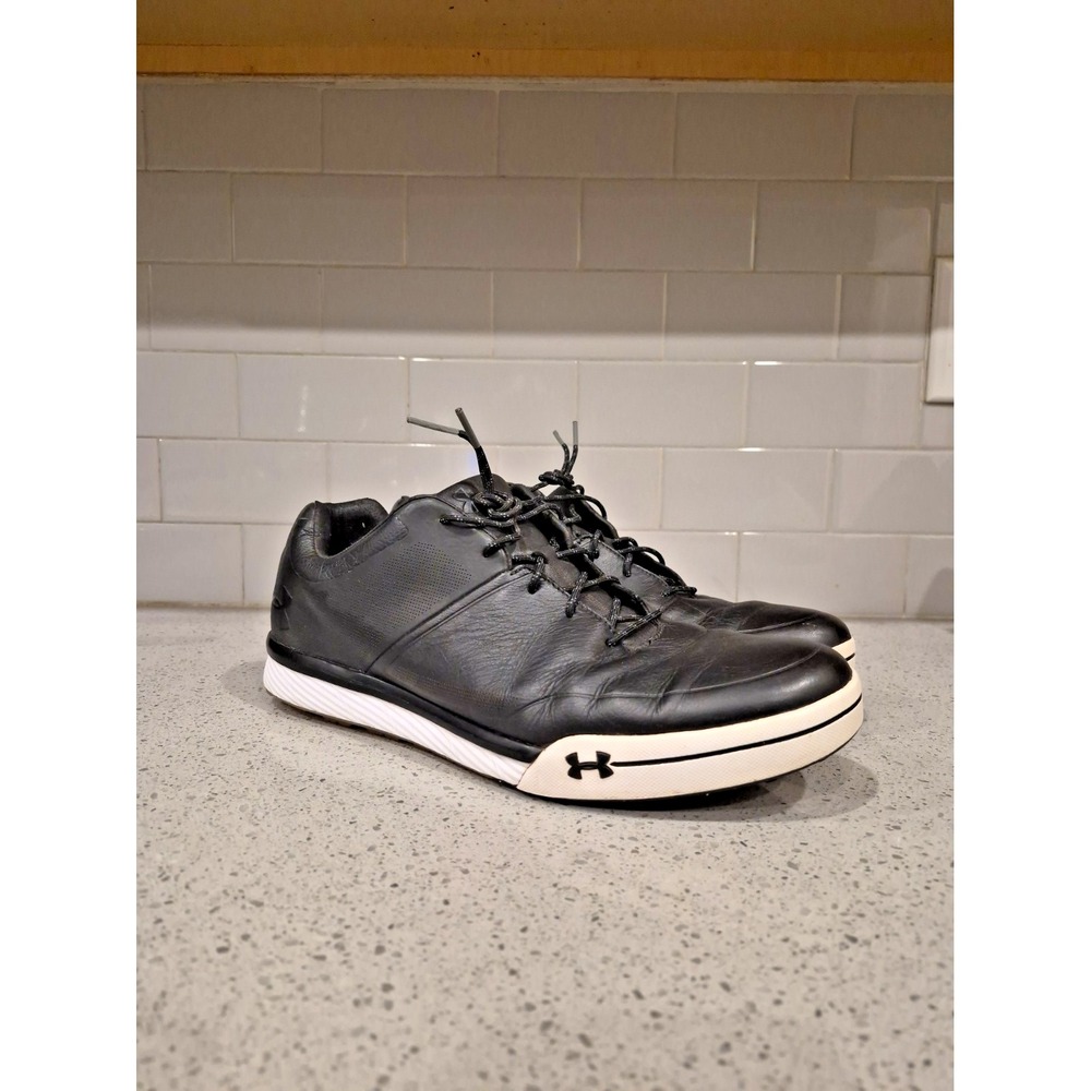 Men's Under Armour Tempo Hybrid Spikeless Golf Shoes 1270207-011 Size 13 Black